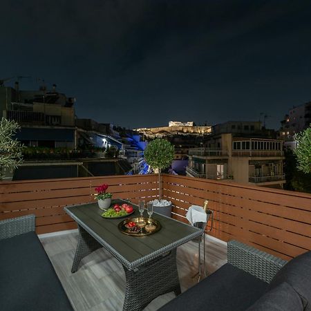 Ferienwohnung Acropolis Divine Penthouse Athen Exterior foto